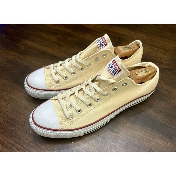 Converse Chuck Taylor Ox Natural White Sz 13 X9165 Worn One Time Perfect! - Picture 1 of 8